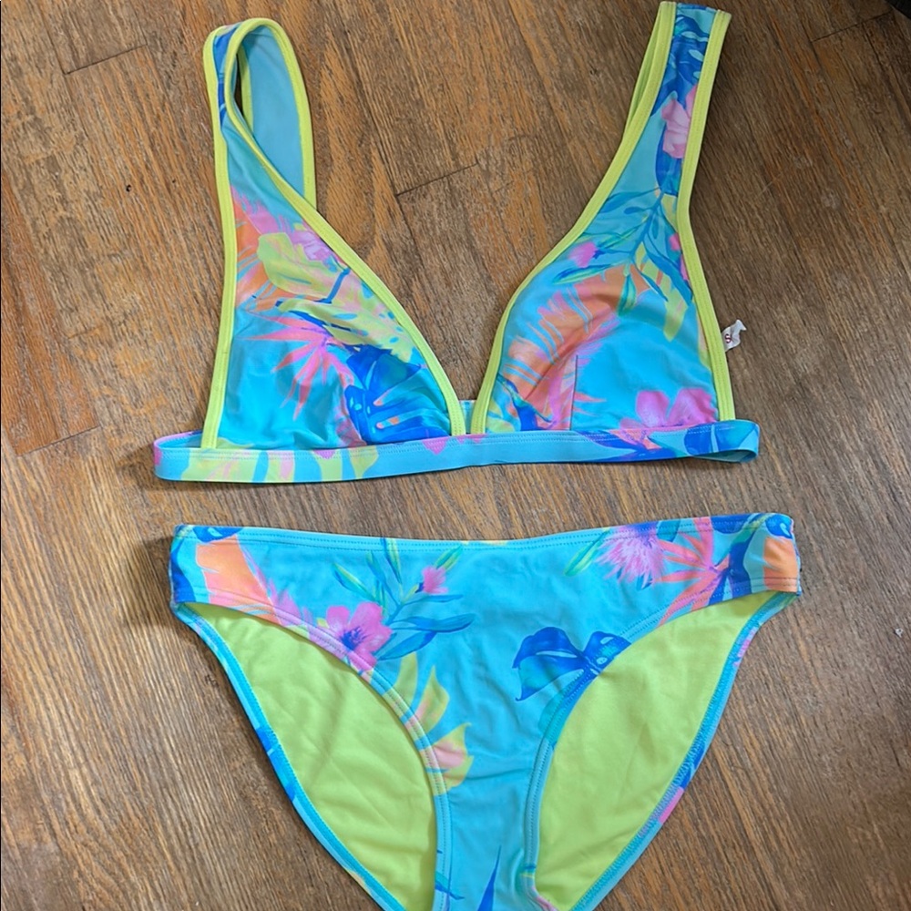 Tropical Floral Bikini Set